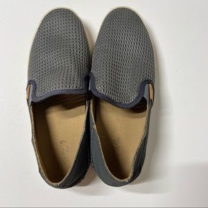 OluKai Pehuea Slip-On Sneakers In Pavement 7